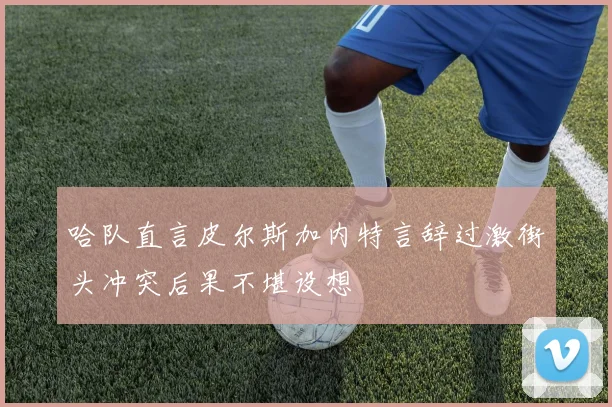 哈队直言皮尔斯加内特言辞过激街头冲突后果不堪设想