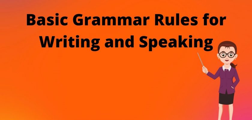 basic grammar rules