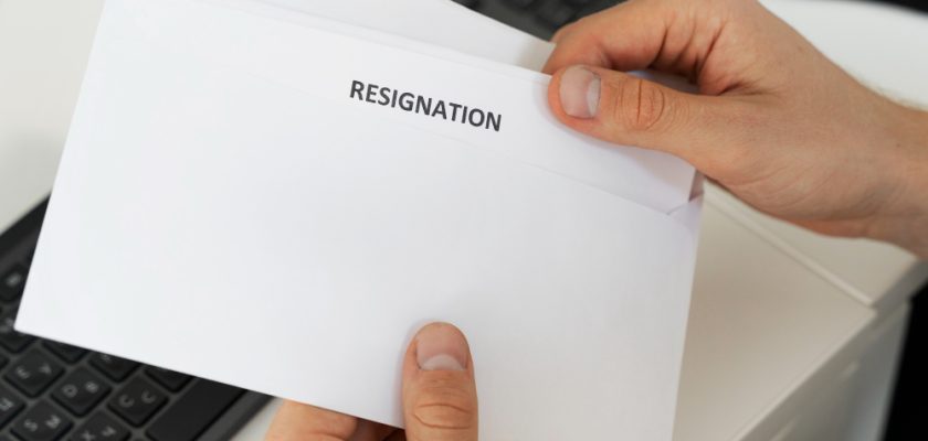 Letter of Resignation
